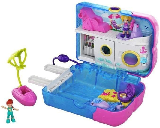 POLLY POCKET Coffret Univers La Croisiere se régale - GKJ49 - Mini-estatueta Coffret - 3 anos et +