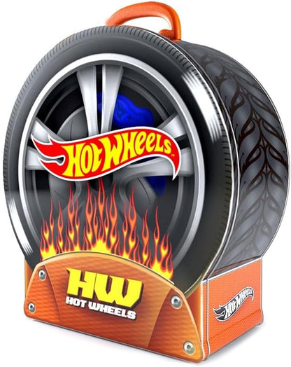 Hot Wheels Estojo de armazenamento para carro - Maior armazenamento Estojo para transporte de carros com alça de transporte fácil para até 29 veículos, organizador de brinquedos para carros - Carros não estão incluídos