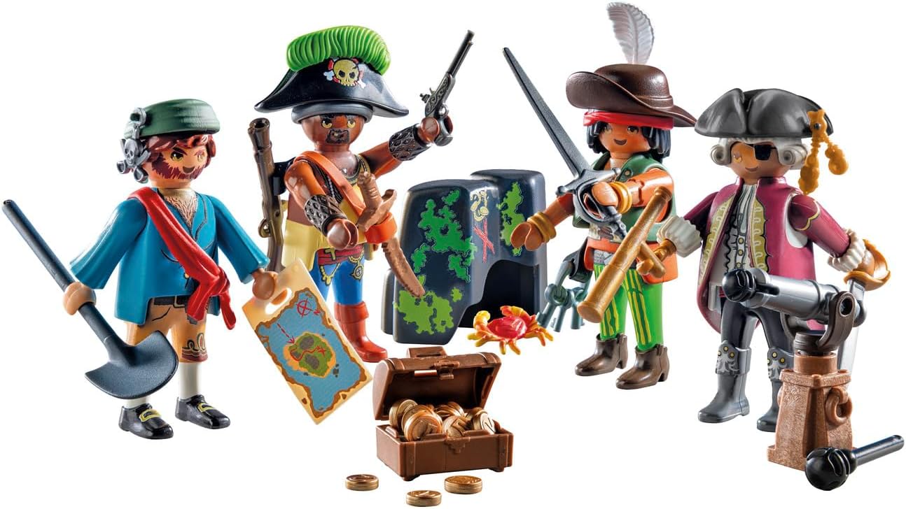 Playmobil 71533 Minhas figuras: piratas, coleção de figuras, dramatização divertida e imaginativa, conjuntos de jogos adequados para crianças a partir de 4 anos