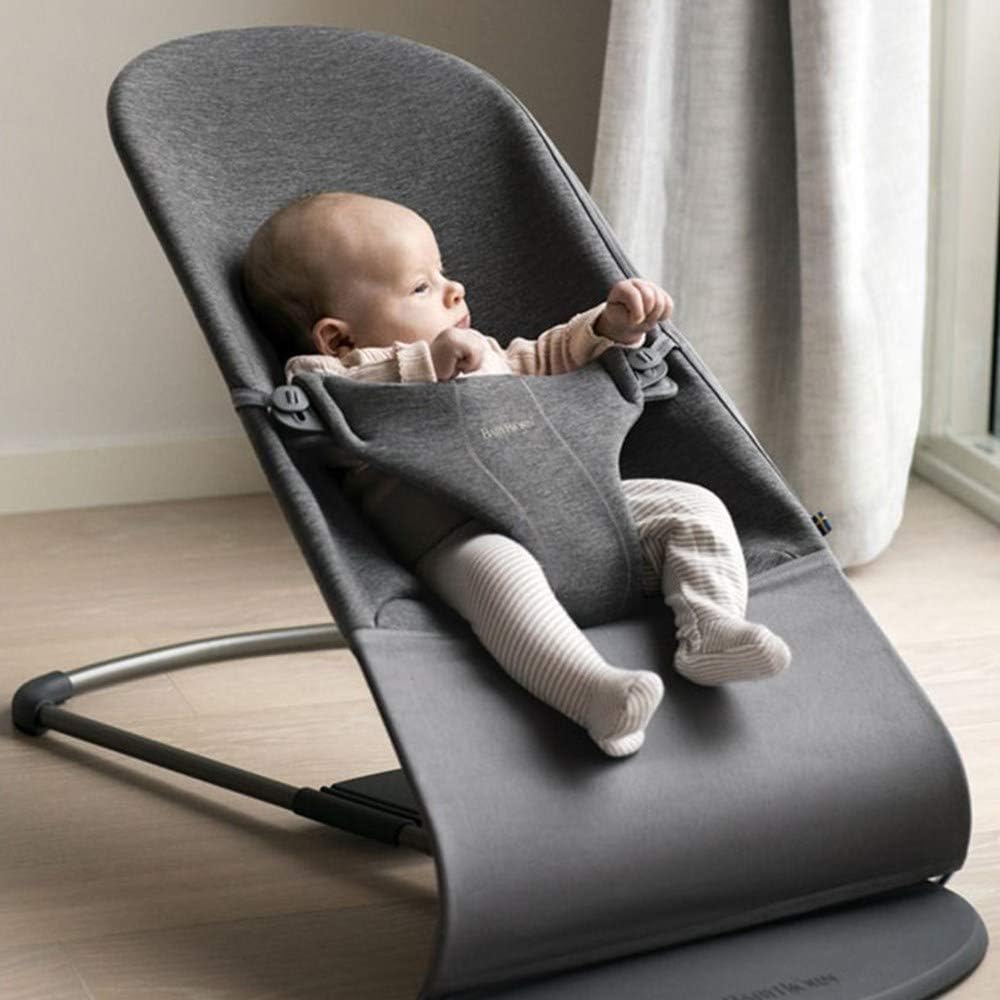 BabyBjörn Bouncer Bliss, camisa 3D, cinza carvão