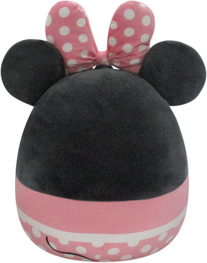 Squishmallows SQK0301 Disney 14 polegadas Adicione Minnie Mouse ao seu esquadrão, bichinho de pelúcia ultramacio grande, brinquedo Kelly oficial de pelúcia, multi