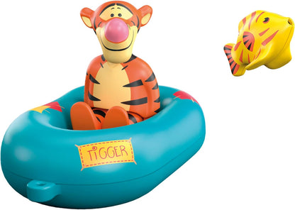 Playmobil 71704 JUNIOR AQUA e Disney: passeio de barco do Tigrão, incluindo peixe tigre e tigre, brinquedo sustentável feito de plástico à base de plantas, brinquedo para presente,