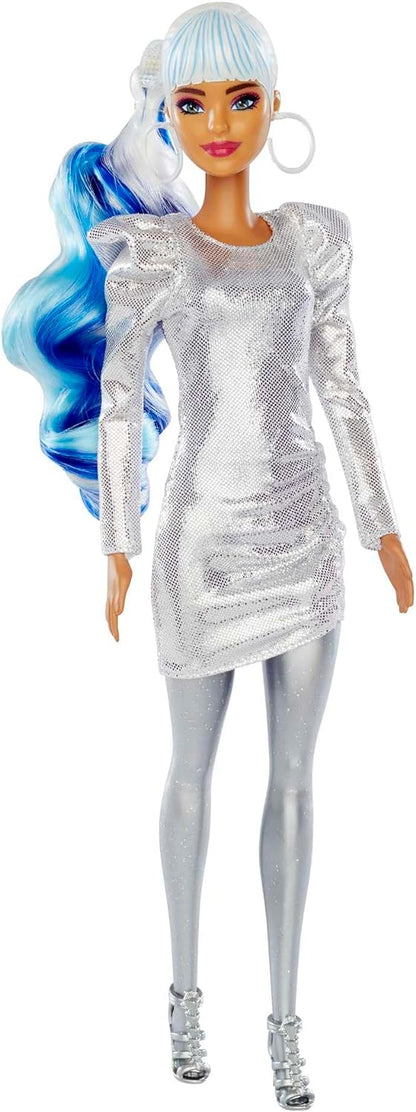 Barbie Calendário do advento de revelação de cores da, 25 surpresas incluem boneca Barbie de revelação de cores, animal de estimação de revelação de 1 cor, roupas, acessórios, presente para crianças de 3 anos ou mais