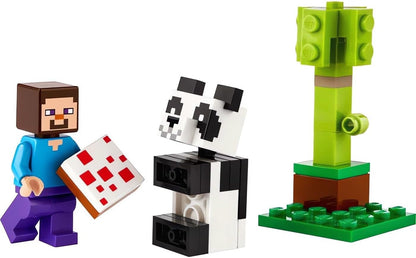 LEGO Minecraft Steve e Bebê Panda 30672 Polybag