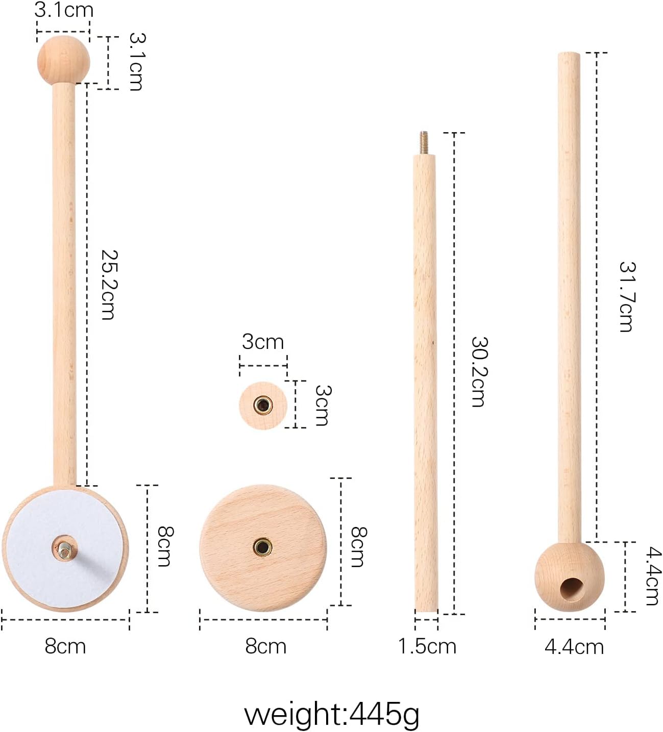 let's make suporte de berço móvel para bebê, suporte de madeira para suspensão móvel, acessório de berço para decoração de berçário, suporte de sino de cama