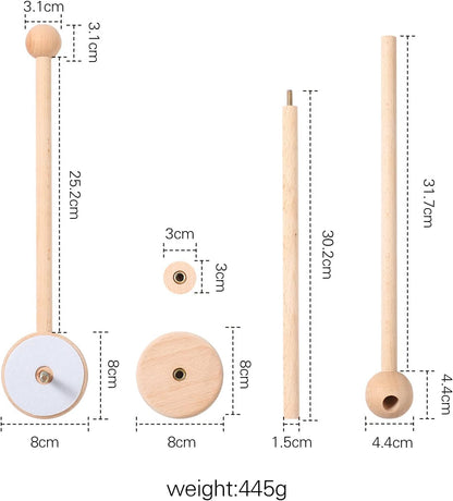 let's make suporte de berço móvel para bebê, suporte de madeira para suspensão móvel, acessório de berço para decoração de berçário, suporte de sino de cama