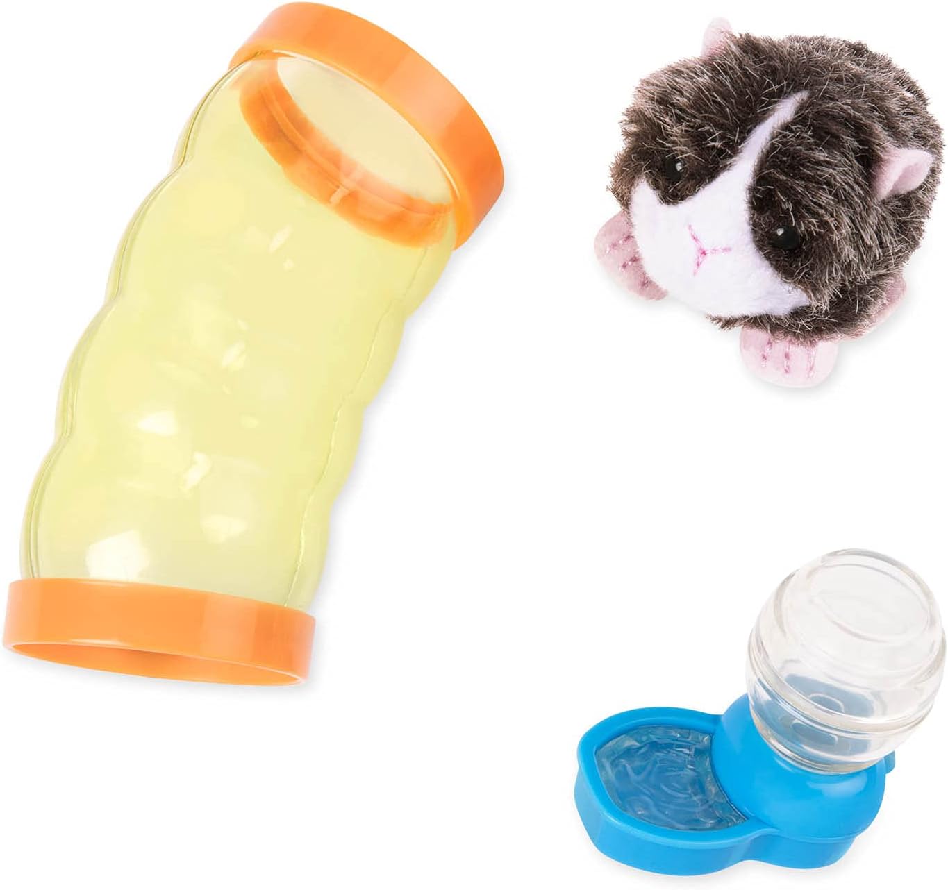 Our Generation Conjunto de porquinhos-da-índia para animais de estimação de – Porquinho-da-índia fofinho para animais de estimação com brinquedos para bonecos de 18 polegadas – Conjunto de brinquedos para animais de estimação de 3 polegadas