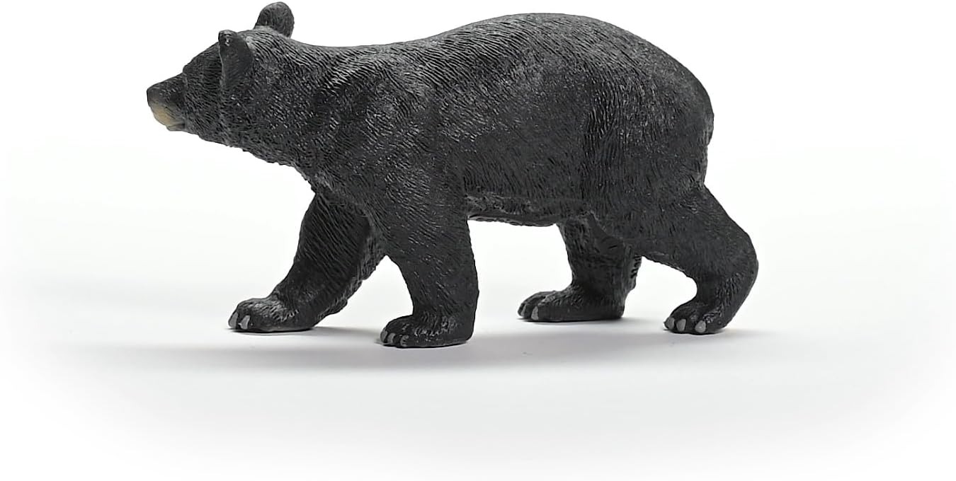 Schleich 14869 WILD LIFE Estatueta de urso preto americano para maiores de 3 anos