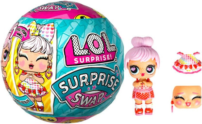 L.O.L. Surprise!   Confetti Pop Birthday Sisters - Bonecas Lil Sister colecionáveis de edição limitada com 10 surpresas na caixa de presente - Inclui moda e acessórios - Ótimo presente para meninas com mais de 4 anos