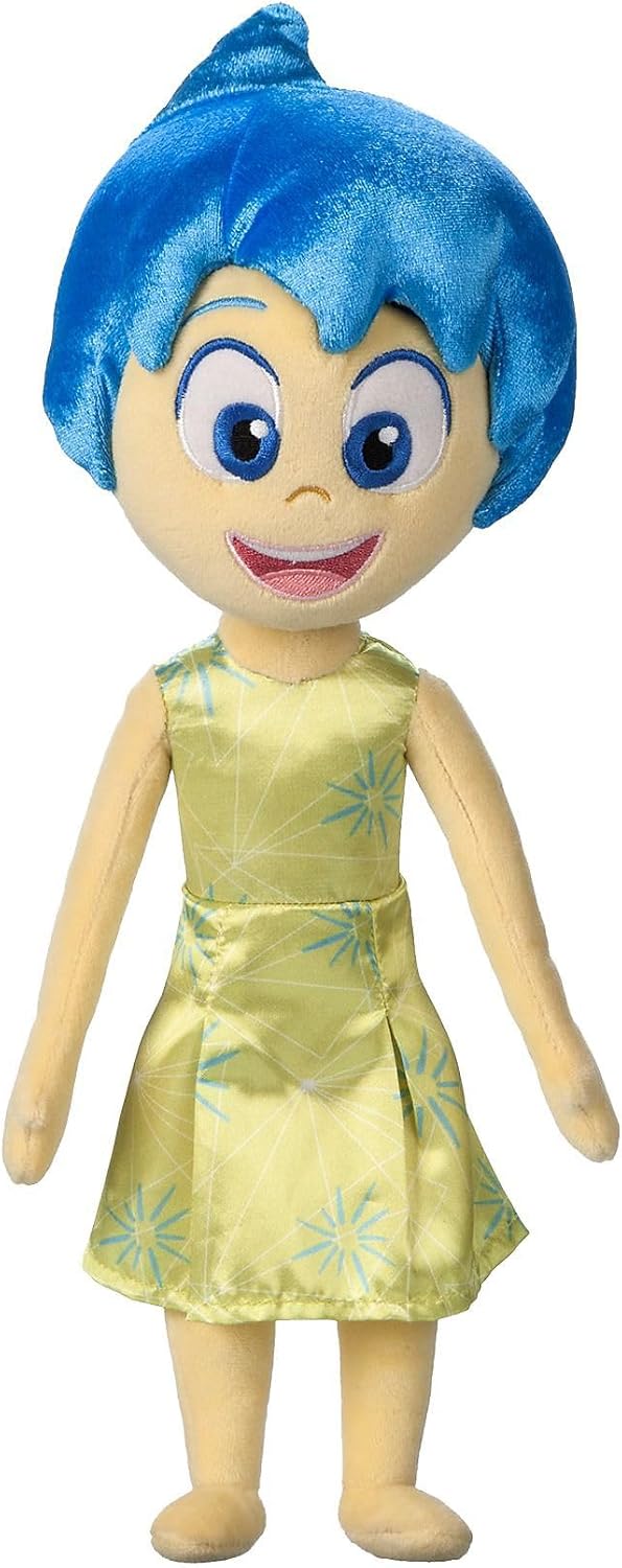 Peluche oficial Joy, Inside Out 2 de Disney Store, 38 cm/14,9 pulgadas, figura de personaje de peluche pequeño y tierno para niños, apto para mayores de 0 años