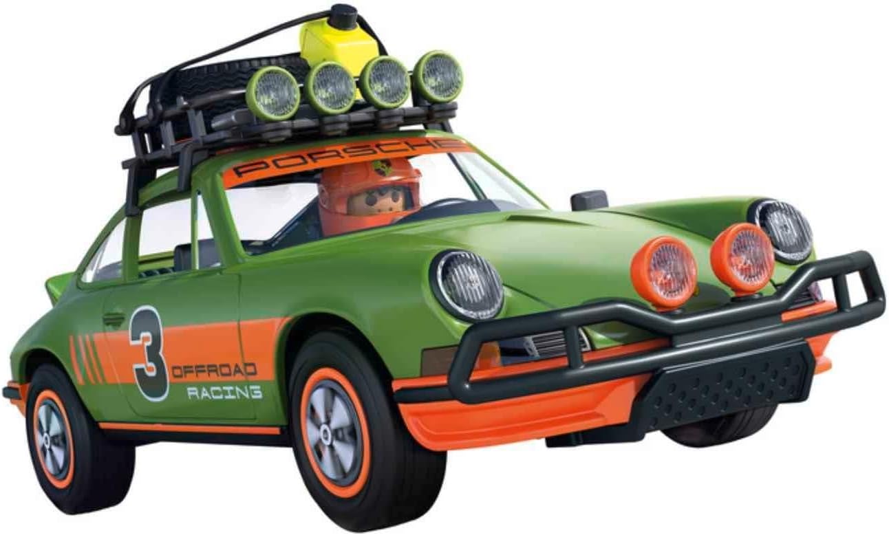 Playmobil 71436 Porsche 911 Carrera RS 2.7 Off-Road Edition, passeios emocionantes por qualquer terreno, com diversas funções, carro colecionável ou conjuntos de jogos adequados para crianças a partir de 5 anos