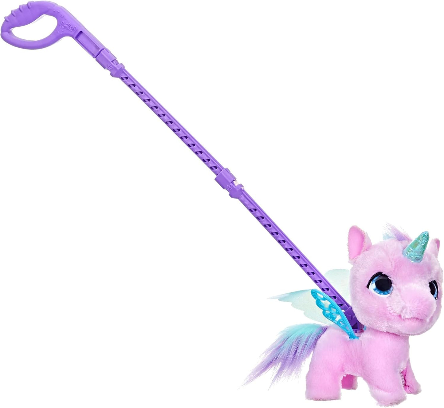 FurReal Flyalots Flitter My Alicorn Brinquedo interativo de pelúcia, brinquedos de unicórnio, brinquedo animatrônico para animais de estimação para crianças 4+