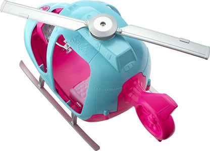 Barbie Helicóptero, Rosa e Azul com Rotor Giratório