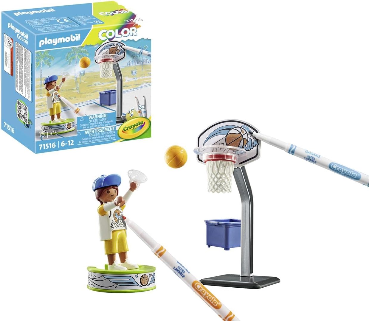 PLAYMOBIL Patinador com Basquete