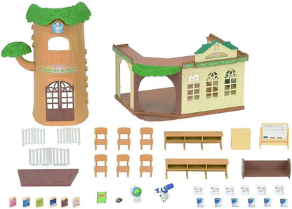 Sylvanian Families Country Doctor e Country Tree School, multicolorido