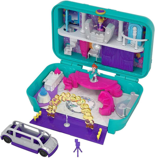 Polly Pocket FRY41 Playset "Lugares escondidos Dance Par-taay! Case"