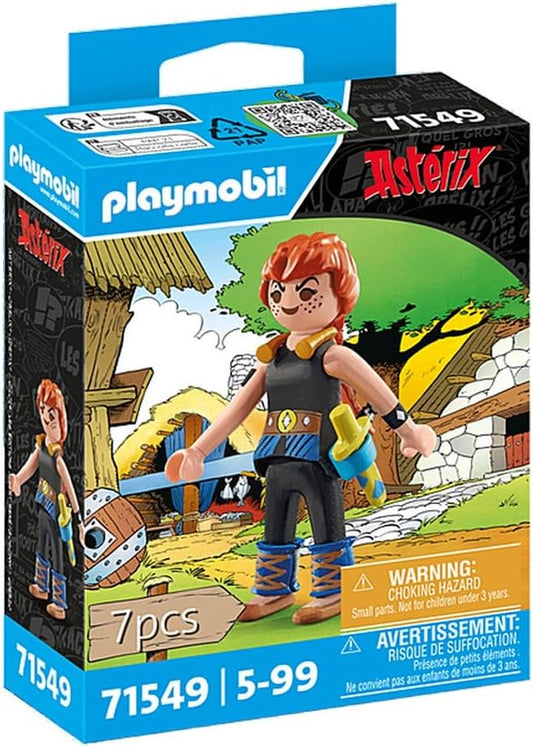 Playmobil 71549 Asterix: Adrenalina, bonecos de coleção, colecionadores e leques de Asterix, dramatização divertida e imaginativa, conjuntos de jogos adequados para crianças a partir de 5 anos