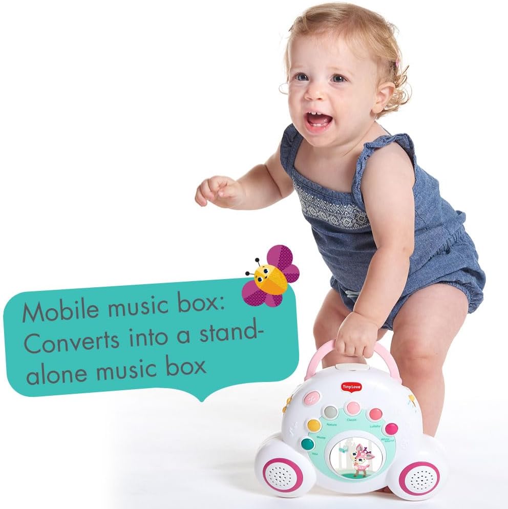 Tiny Love Soothe 'n Groove Mobile, berço musical adequado desde o nascimento, 0+ meses, 18 melodias, Tiny Princess Tales