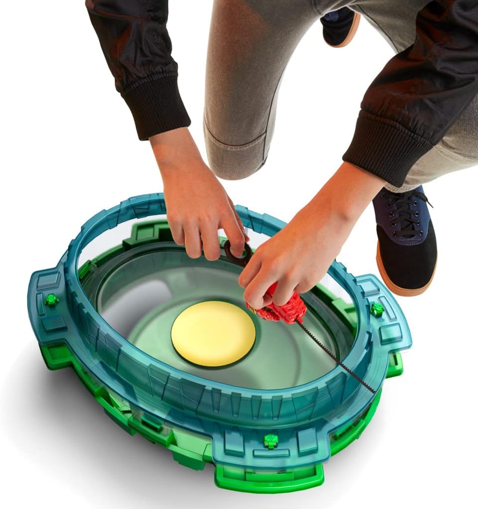 Beyblade Burst QuadDrive Interstellar Drop Battle Set Game - Beystadium, 2 Toy Tops e 2 Lançadores para maiores de 8 anos