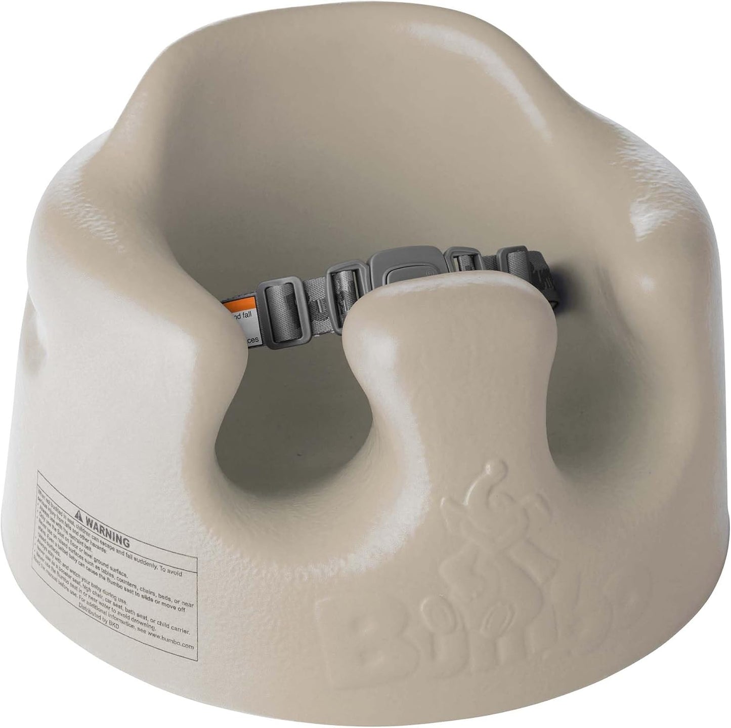 Bumbo Assento de chão para bebê com arnês ajustável 3 meses plus - Assento de bebê Sit Me Up - Cadeira de chão para bebês - cinza