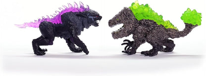 Schleich 70827 Shadow Lynx vs. Rock Crusher, a partir de 7 anos ELDRADOR CREATURES - Estatueta, 31 x 16 x 18 cm