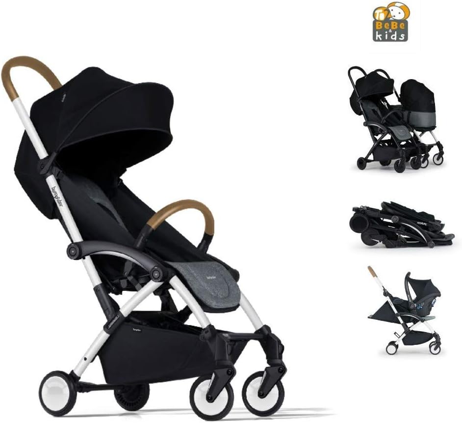 Bumprider Carrinho de passeio Connect 2, preto/cinza melange, 8,9 kg