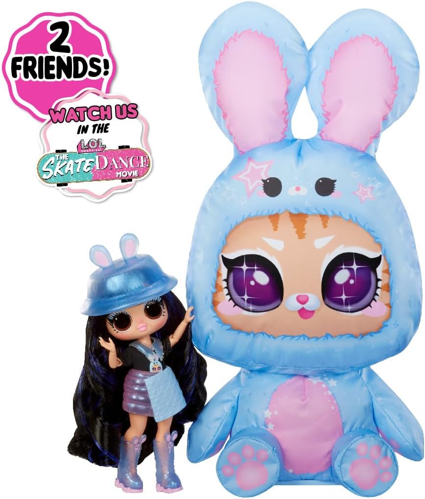 LOL. Surpresa! Fantasia de adolescente surpresa Aya Cherry Fashion Doll com fantasia de coelhinho azul inflável e várias surpresas, incluindo modas e acessórios fabulosos - ótimo para crianças de 4 anos ou mais