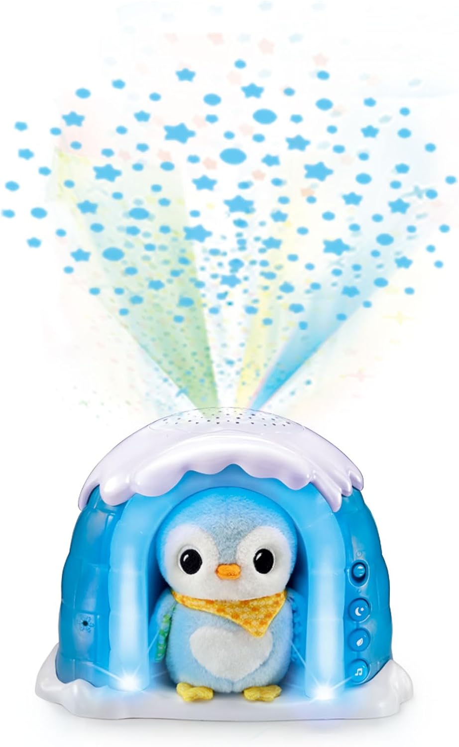 VTech Baby Soothing Starlight Igloo, Projetor de Luz Calmante com Melodias Relaxantes, Sons da Natureza e Ruído Branco, Brinquedo para Bebês de 0, 3, 6, 12 Meses Mais, Versão em Inglês