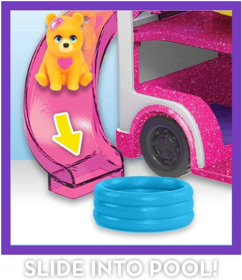 Just Play Barbie Deluxe Pet Camper Set, idades 3 e acima