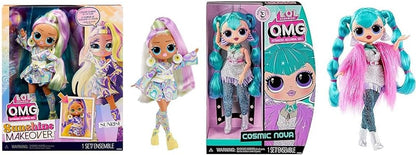 Jajaja ¡Sorpresa! Muñeca de moda OMG Sunshine Makeover - SUNRISE - Cambio de color UV bajo el sol, muchas sorpresas y accesorios fabulosos - Gran regalo para niños de 4 años en adelante