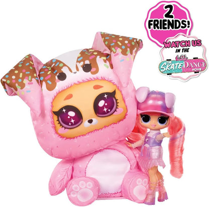 LOL. Surpresa! Fantasia de adolescente surpresa Ali Dance Fashion Doll com fantasia inflável de cachorrinho rosa e várias surpresas, incluindo modas e acessórios fabulosos - ótimo para crianças de 4 anos ou mais