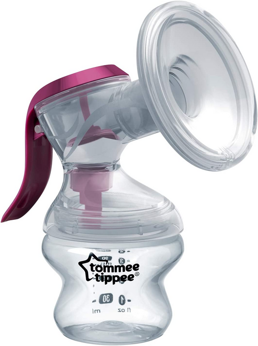 Tommee Tippee Made for Me Extractor de leche manual Mango ergonómico BPA Transparente