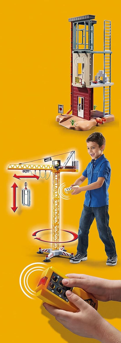 Playmobil 70441 Guindaste de construção City Action com controle remoto