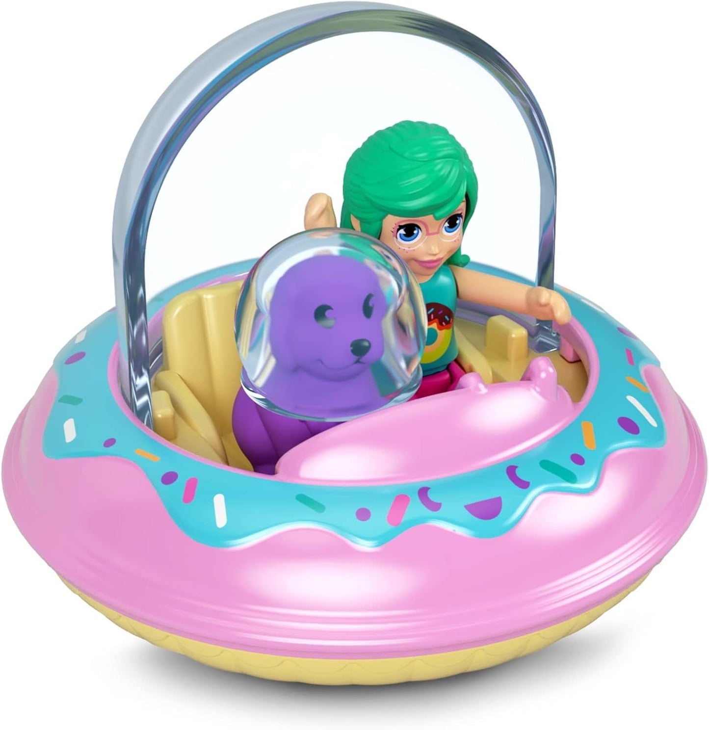 Polly Pocket Conjuntos de jogos de veículos incríveis de HKV55-HKV57