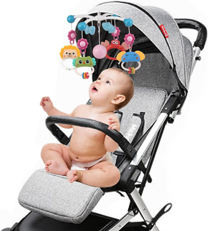 Amybenton Berço Móbile para Bebê com Música e Projeção - Móbile para Berço com Função de Temporização - Móbile Suspenso para Bebês - Presente para Recém-nascidos de 0 a 12 Meses