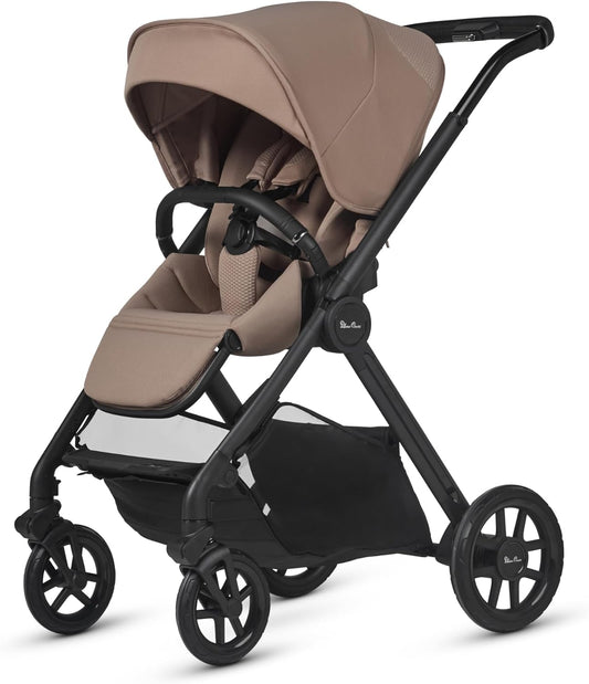 Silver Cross - Carrinho Reef 2 - Carrinho compacto e sistema de viagem para conforto todo-o-terreno - Recém-nascido até 4 anos (22kg) - Mocha