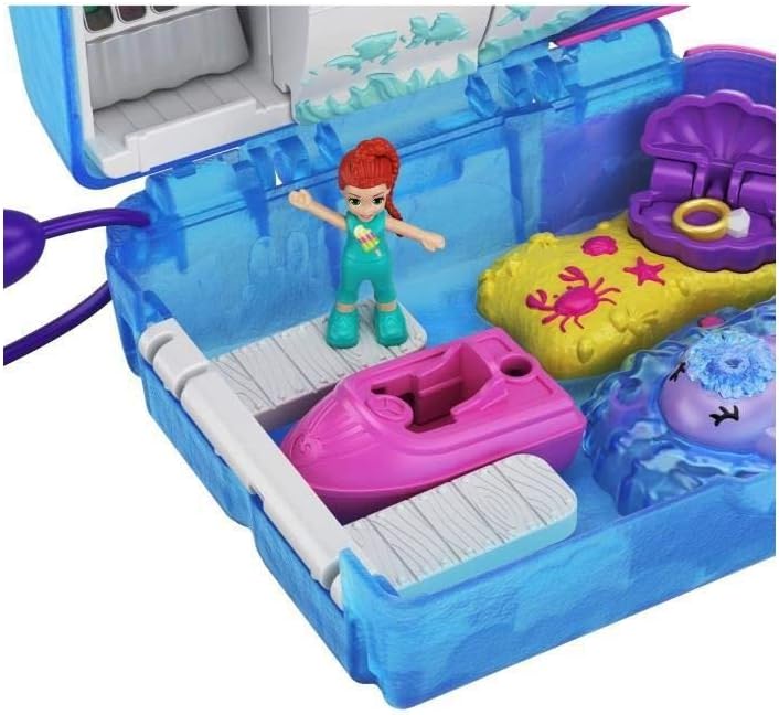 POLLY POCKET Coffret Univers La Croisiere se régale - GKJ49 - Mini-estatueta Coffret - 3 anos et +