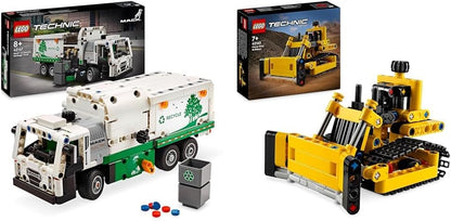 LEGO Brinquedo de caminhão de lixo elétrico Technic Mack LR para meninos e meninas com mais de 8 anos de idade, caminhão de lixeira com características realistas, ideia de presente de veículo 42167