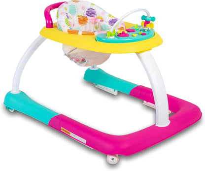 Red Kite Baby Go Round Kiddo Walker e Push Along combinados rosa (50cm x 62cm x 75cm)