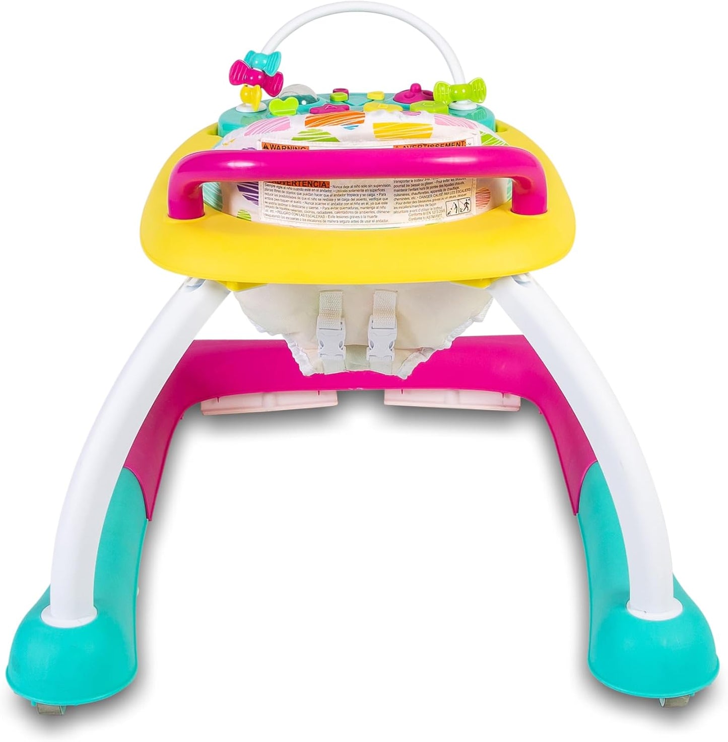 Red Kite Baby Go Round Kiddo Walker e Push Along combinados rosa (50cm x 62cm x 75cm)