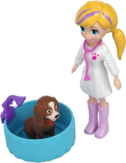 Polly Pocket Cuddle 'n' Care Veterinário Móvel