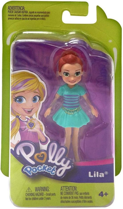 Polly Pocket Boneca Mattel com roupas da moda edição 2018 mede aproximadamente altura 3,5" (1 boneca)