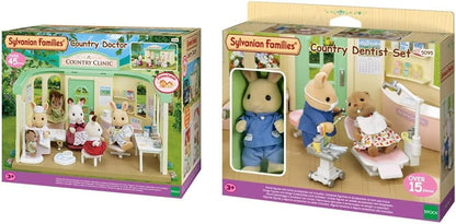 Sylvanian Families - Conjunto de médico rural e dentista rural