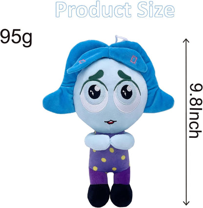 POBEC Inside Out 2 Plush, inside out 2 toys, Stuffed Anime Anxiety Plush toy for Kids, Inside Out 2 Plushies, Anxiety Embarrassment Ennui Plushies Toy for Movie Fans (Envy)