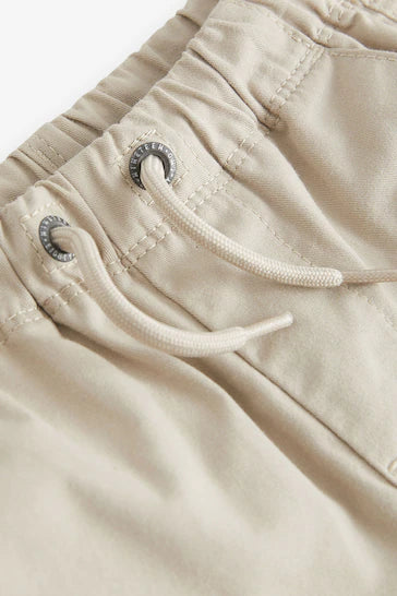 |Boy| Shorts Pull-On - Stone Cream (3 meses a 7 anos)