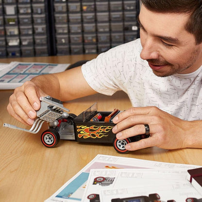 Mega Construx Hot Wheels Street Rodder Construction Set, brinquedos de construção para crianças e colecionadores