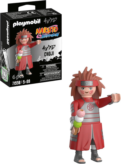 PLAYMOBIL Naruto Shippuden 71558 Choji Acessórios detalhados, maiores de 5 anos