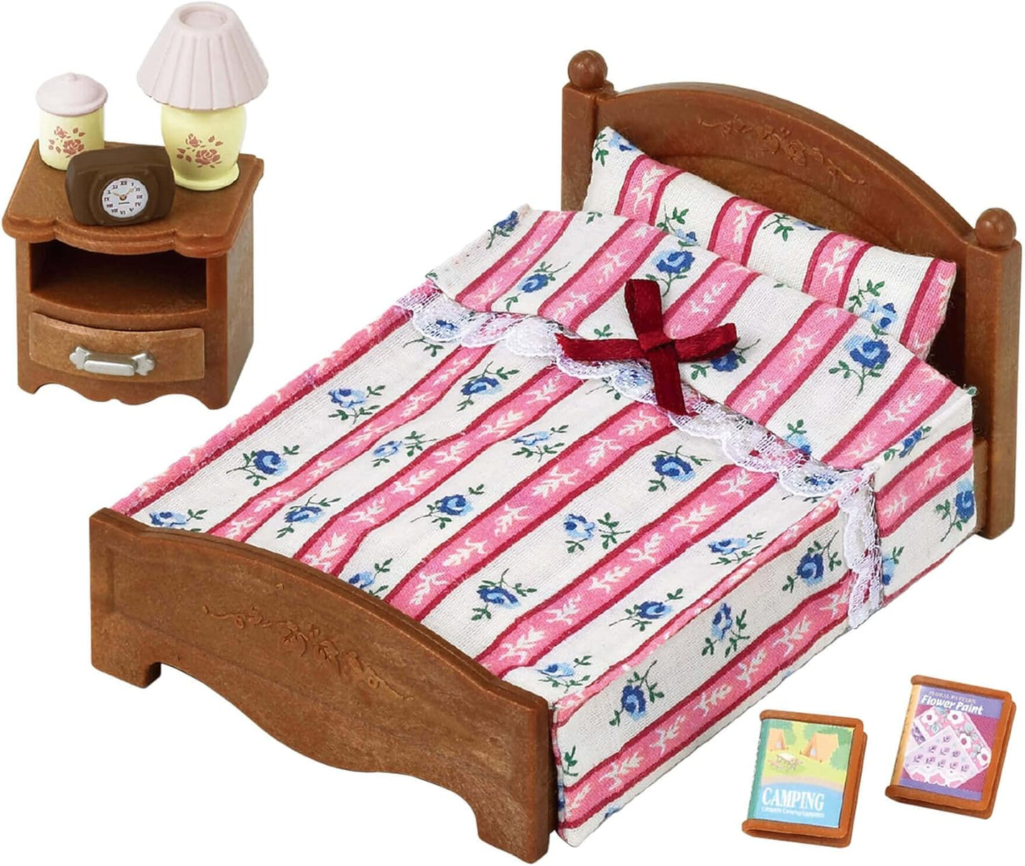 Sylvanian Families 5338 Conjunto de Quarto Infantil, Multicolor & Famílias - Cama Semi-Casal