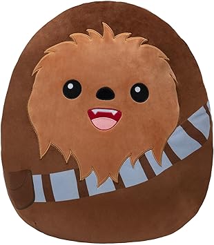 Squishmallows SQK0886 Star Wars 20 polegadas Jumbo Ultrasoft Oficial Jazwares Pelúcia, Chewbacca 50 cm