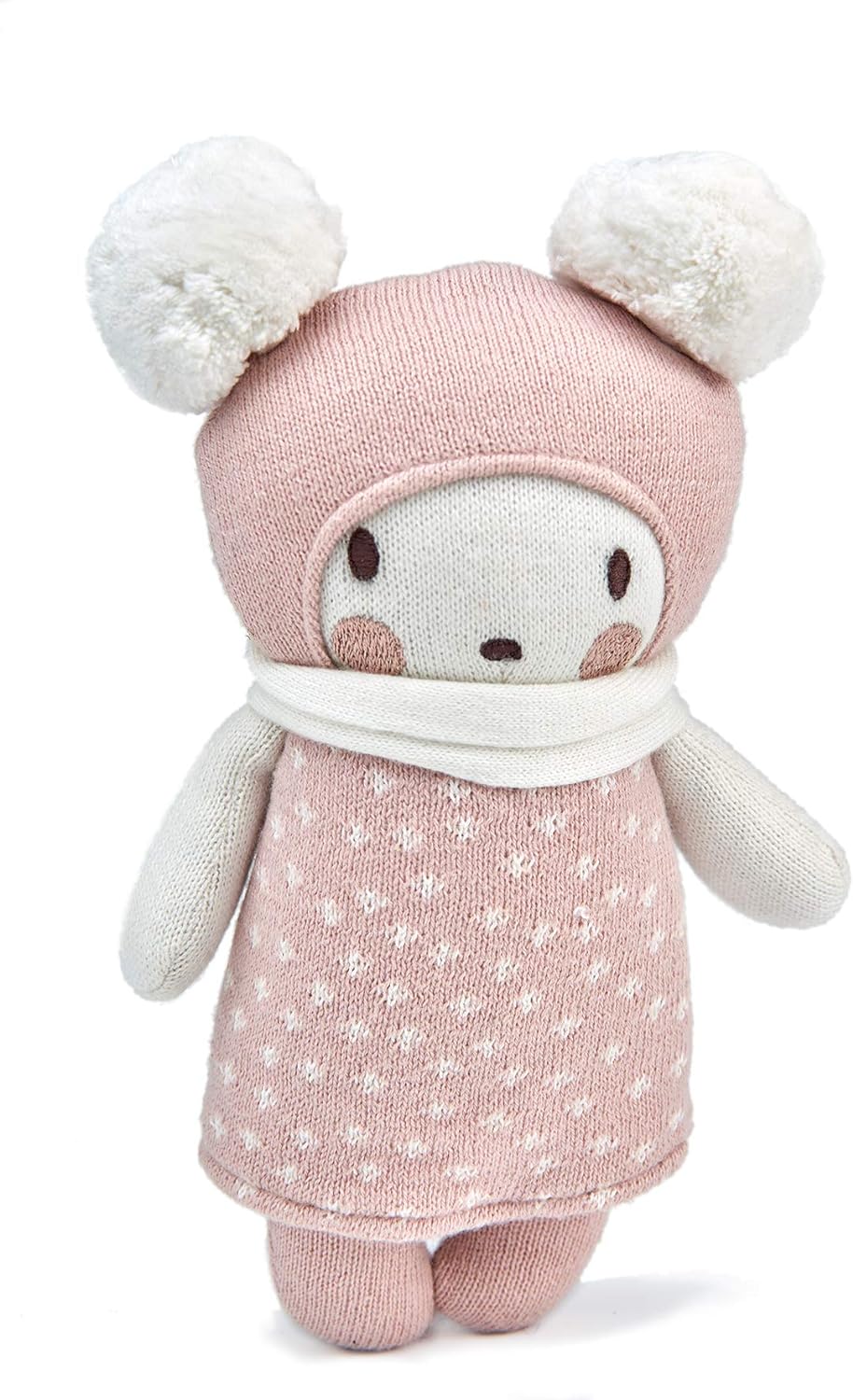 ThreadBear Design Baby Bella Soft Doll Teddy Bear para crianças e bebês - com caixa de presente